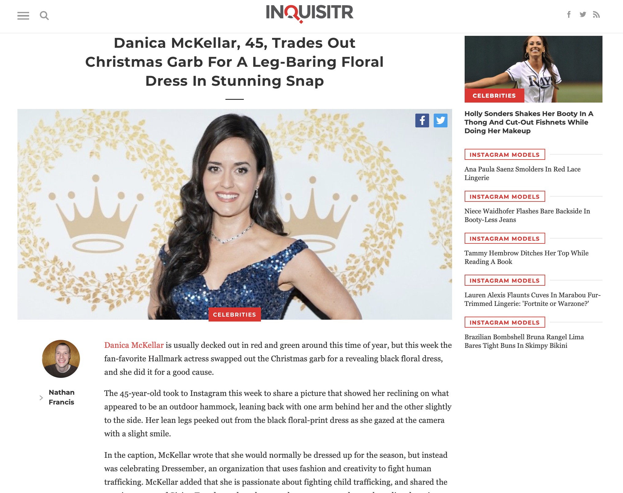 Danica McKellar, 45, Trades Out Christmas Garb For A Leg-Baring Floral  Dress In Stunning Snap - Love146